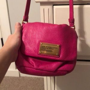 Pink crossbody purse